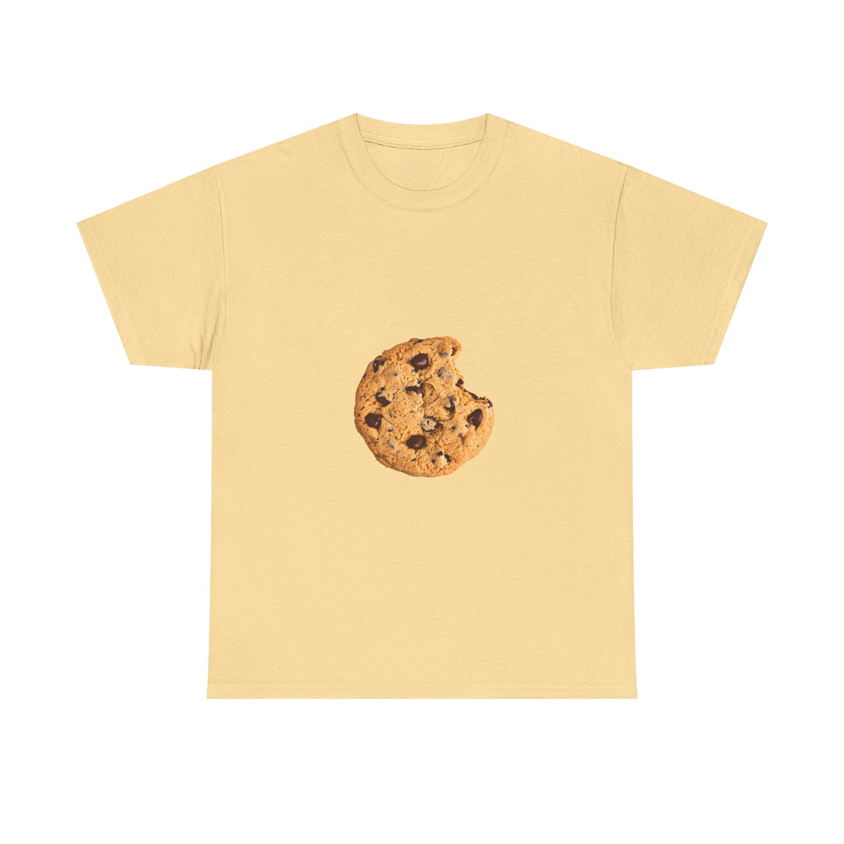 Cookie Graphic Tee — Bite Mark Chocolate Chip 100% cotton