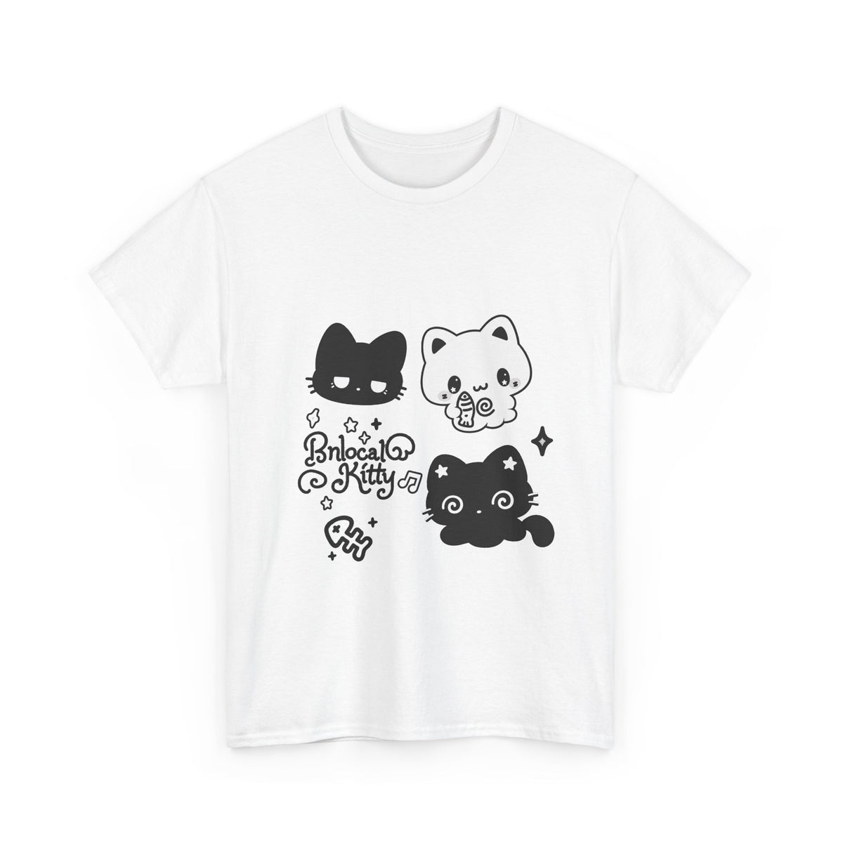 Kawaii Chibi Cats Tee - 100% cotton