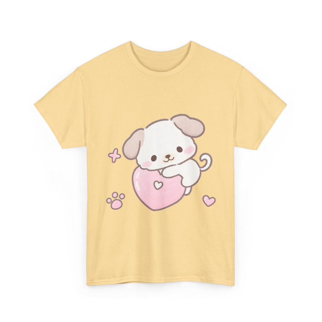 Cute Puppy Heart Tee - 100% COTTON