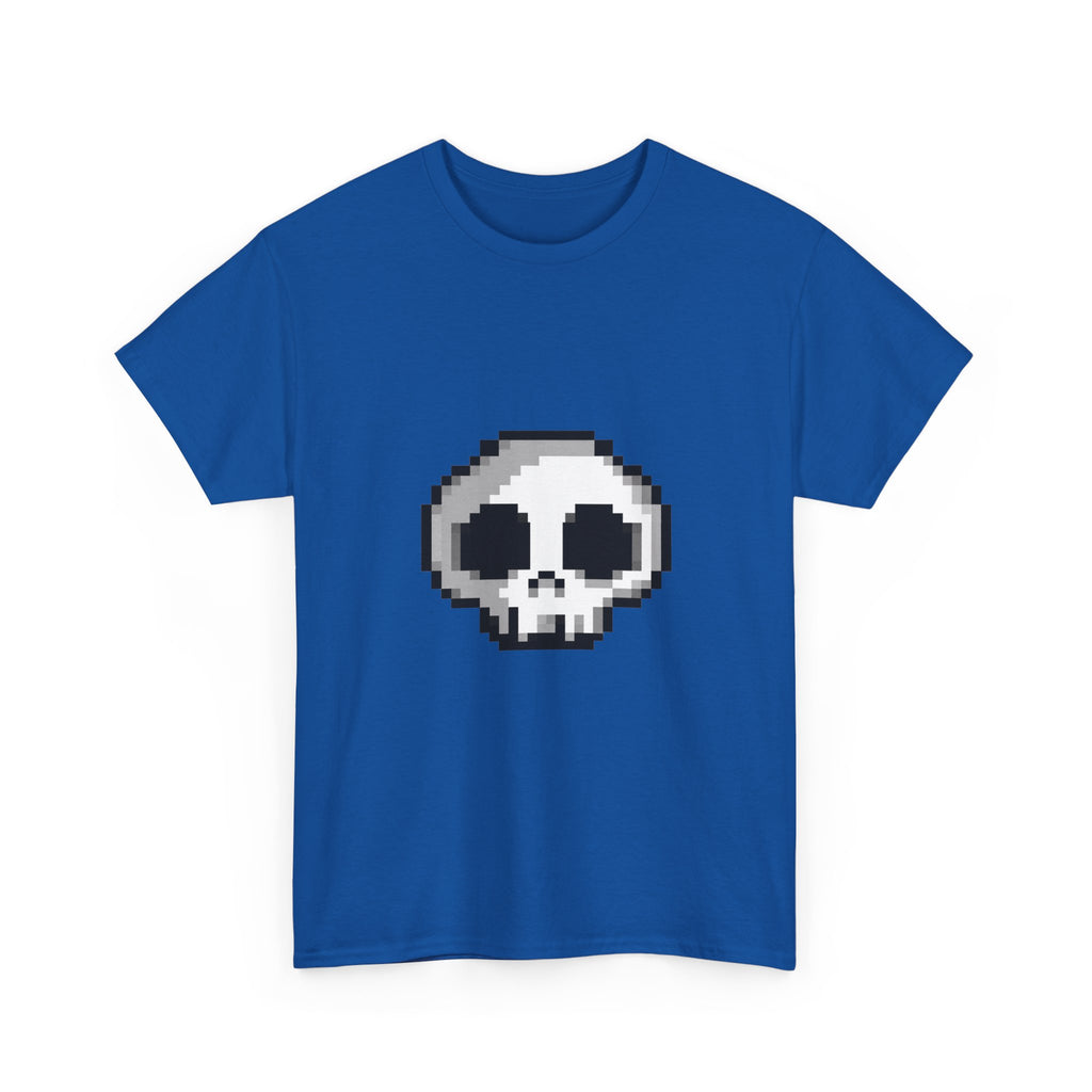 Pixel Skull Tee - 100% cotton