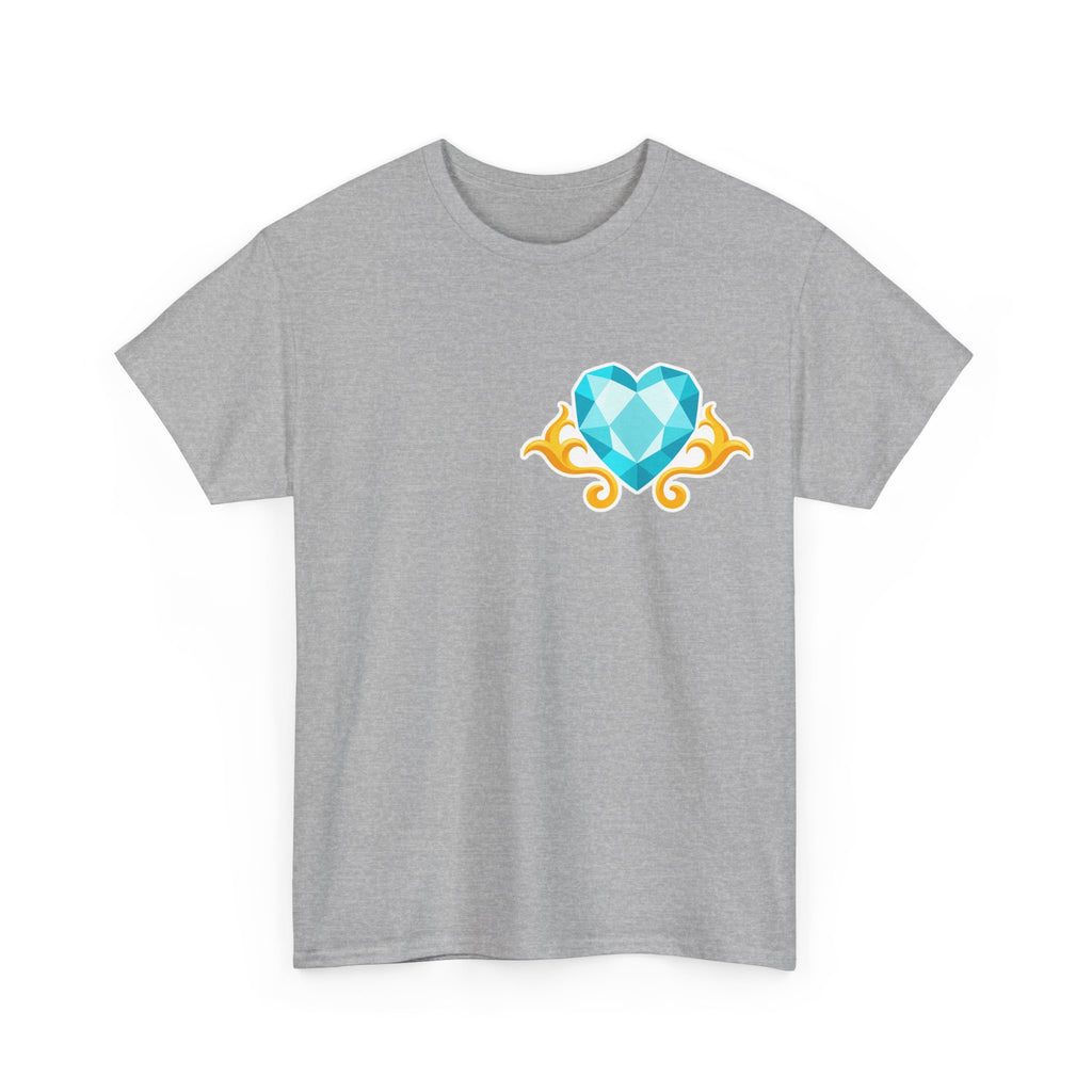 Heart Gem T-Shirt — Blue Jewel - 100% cotton
