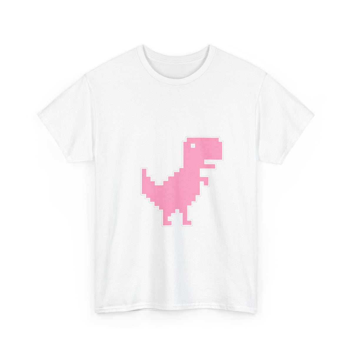 Pixel Dino Tee - 100% cotton