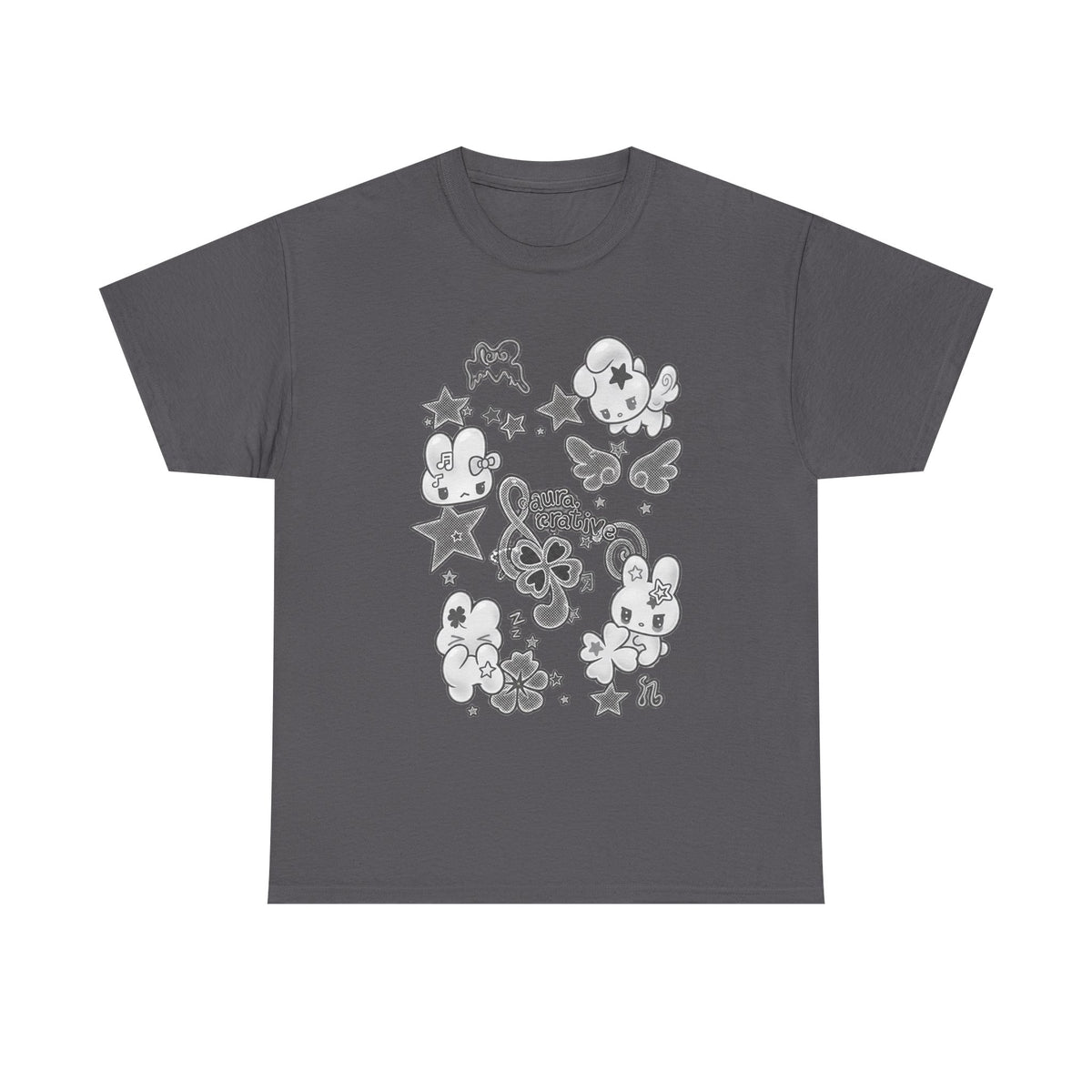 Cute Kawaii Characters Graphic Tee - 100% cotton