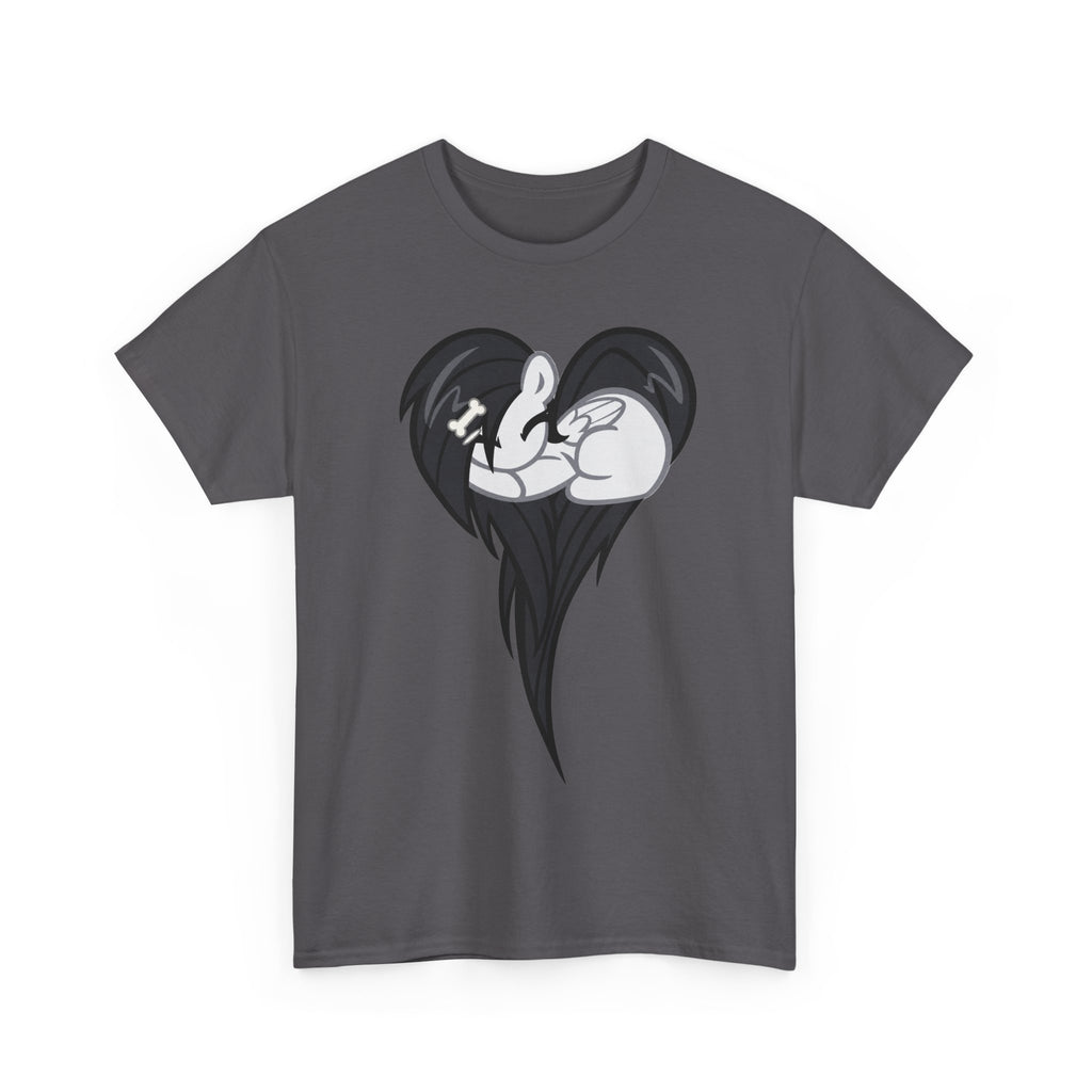 pony heart shaped tee - 100% cotton -.-