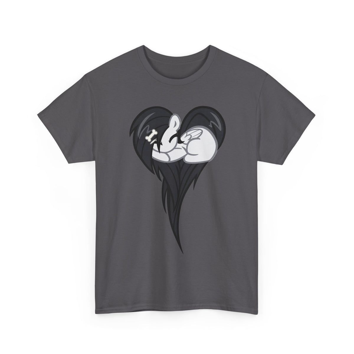pony heart shaped tee - 100% cotton -.-