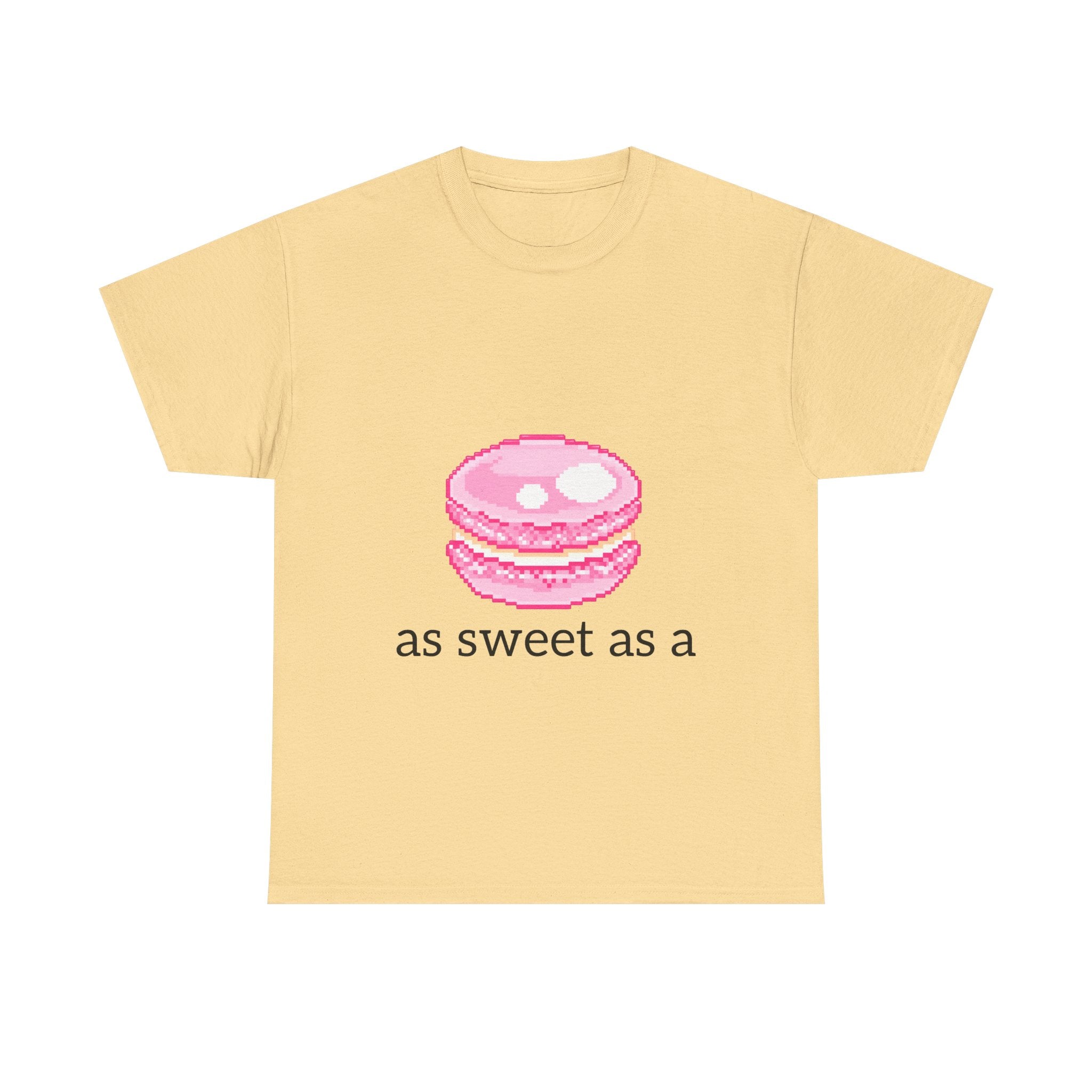 as sweet as a macron -.- cotton tee