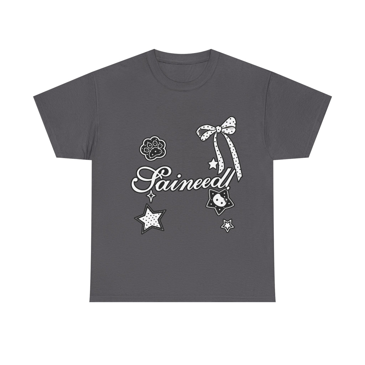 Cute Ribbon & Stars Tee - 100% cotton