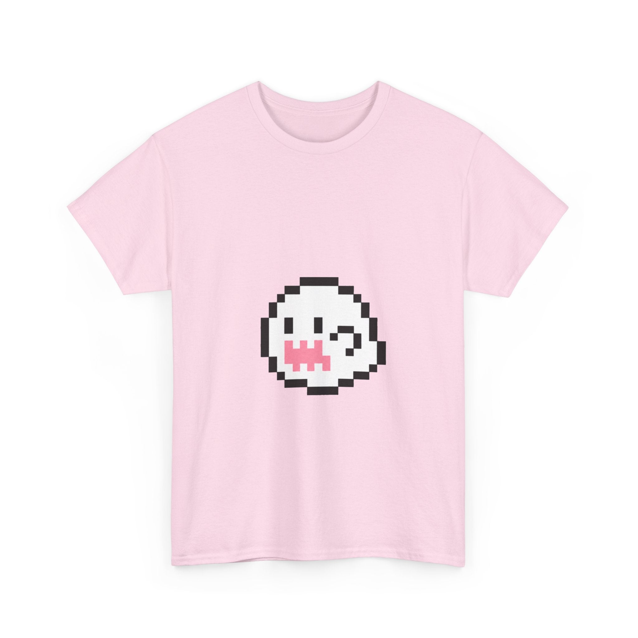 Pixel Kawaii Ghost Tee - 100% cotton