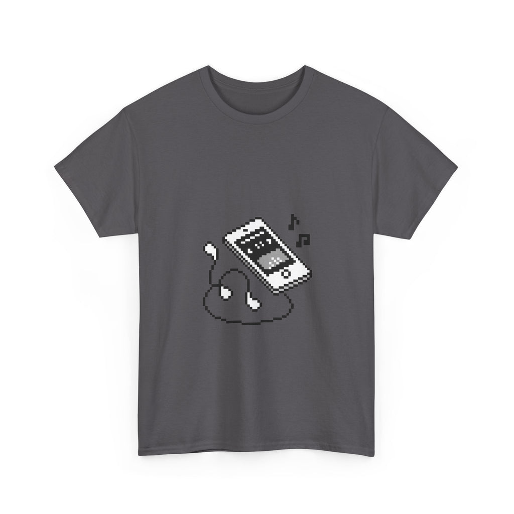Pixel Music Player Tee - 100% cotton