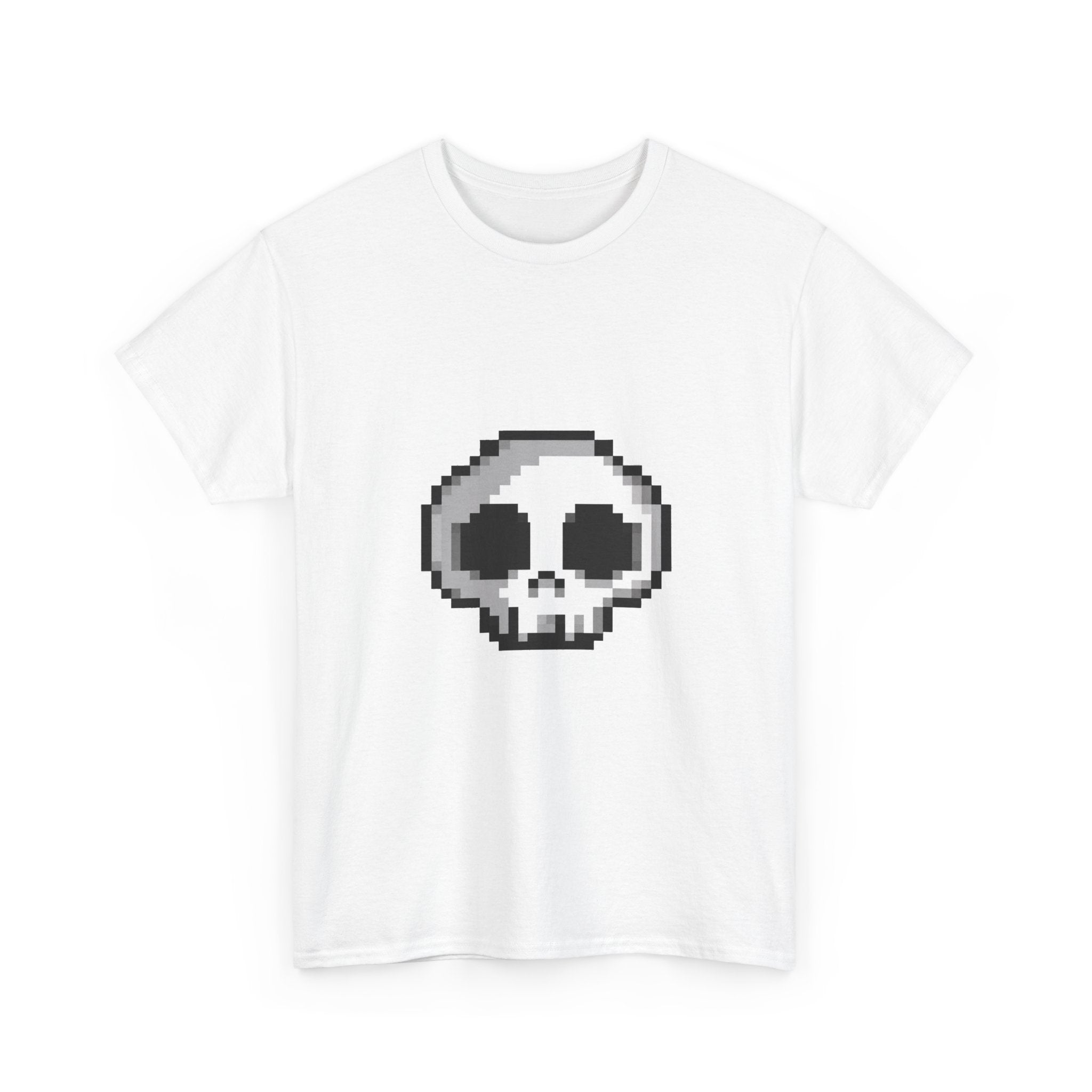 Pixel Skull Tee - 100% cotton