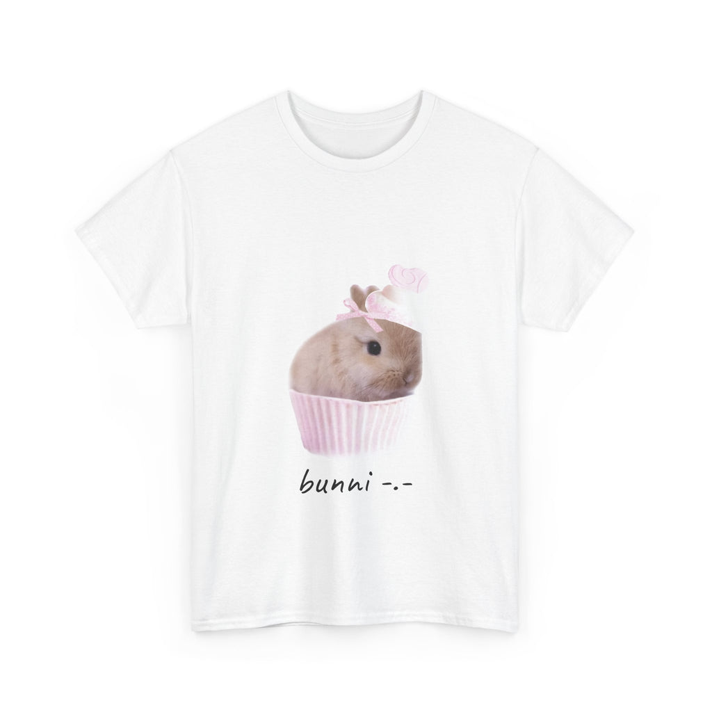 Bunni Cupcake Tee — Cute Bunny Cupcake Graphic T-Shirt