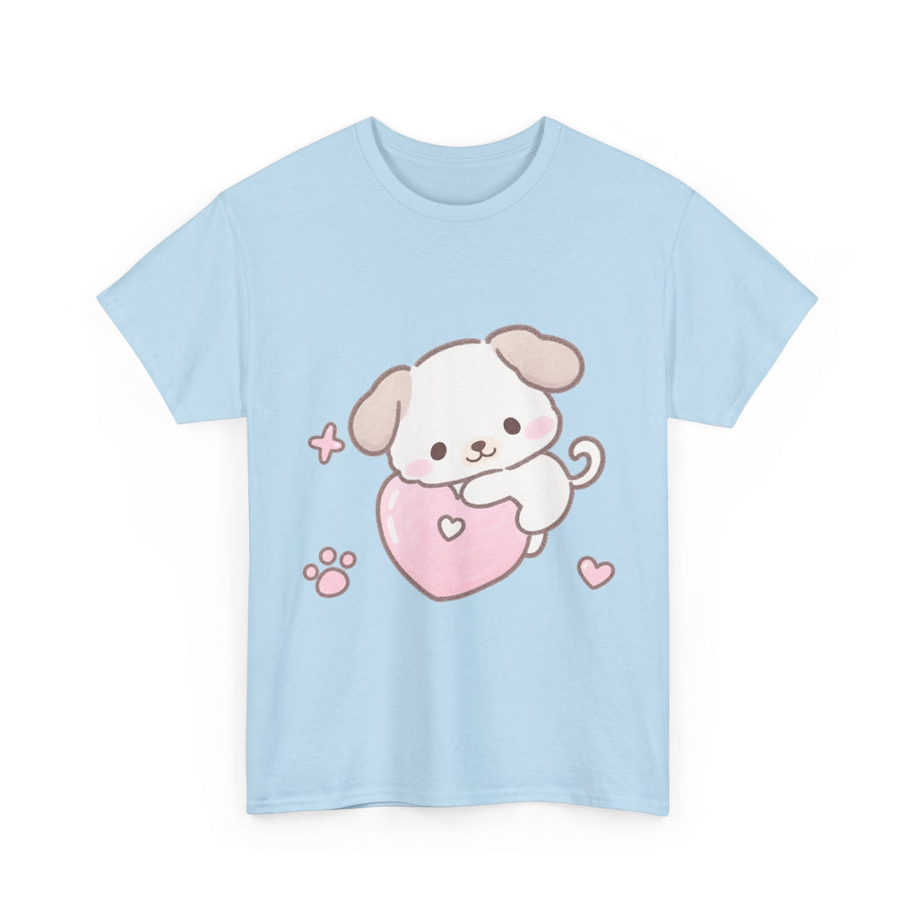Cute Puppy Heart Tee - 100% COTTON