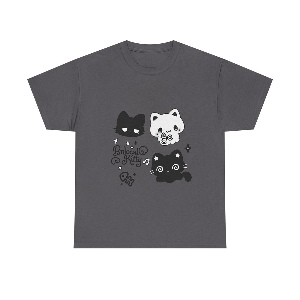 Kawaii Chibi Cats Tee - 100% cotton
