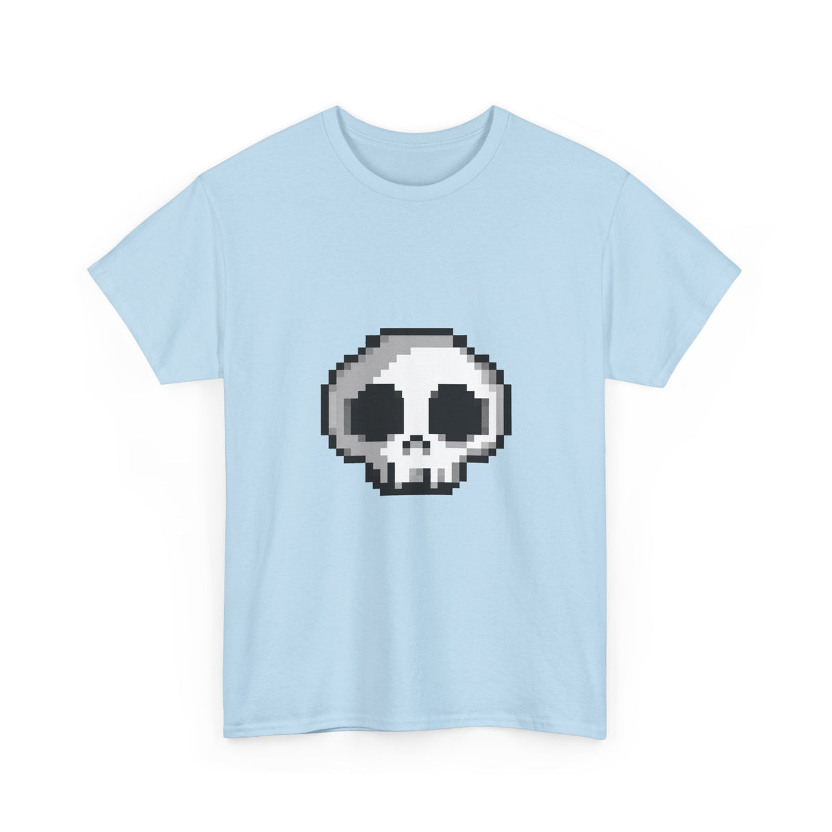 Pixel Skull Tee - 100% cotton