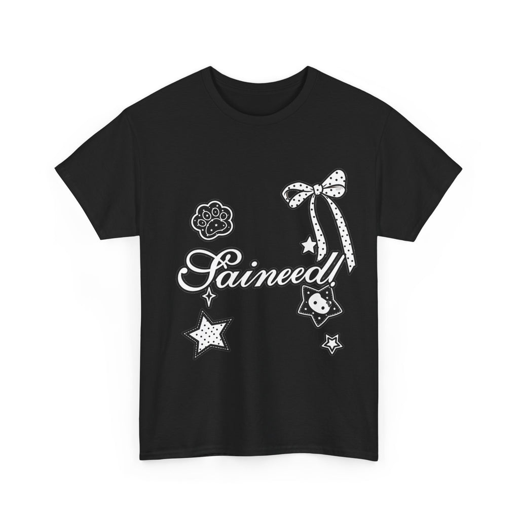 Cute Ribbon & Stars Tee - 100% cotton