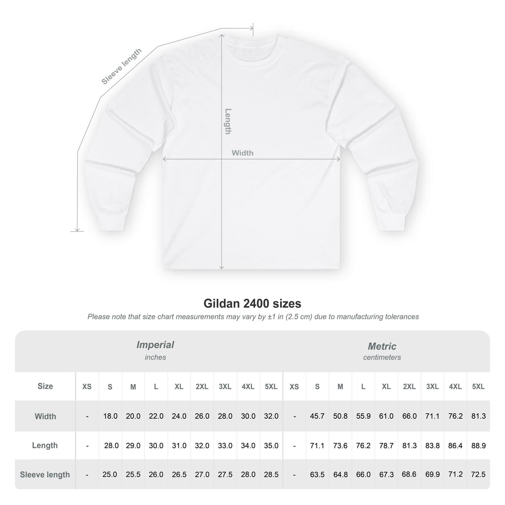 Long Sleeve Tee — "sensitive doll" - 100% cotton