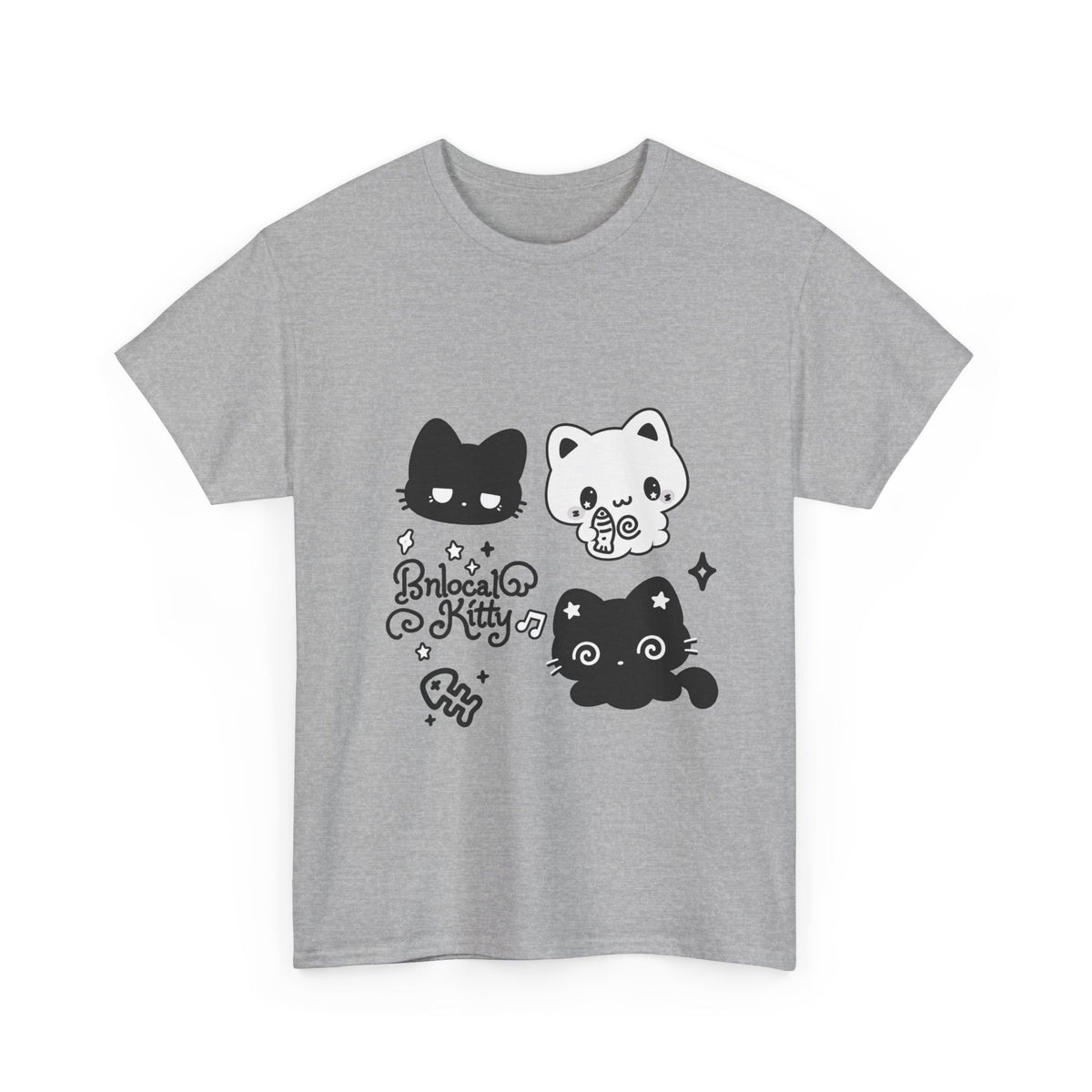 Kawaii Chibi Cats Tee - 100% cotton