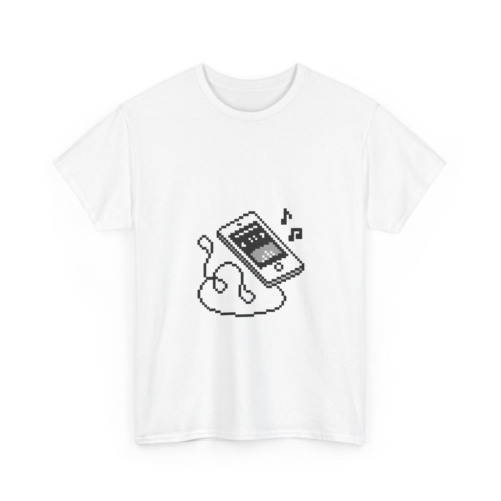 Pixel Music Player Tee - 100% cotton