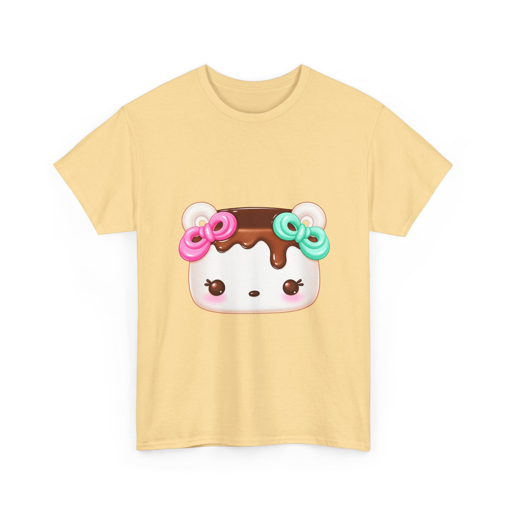 chocolate drizzled dessert tee - 100% cotton