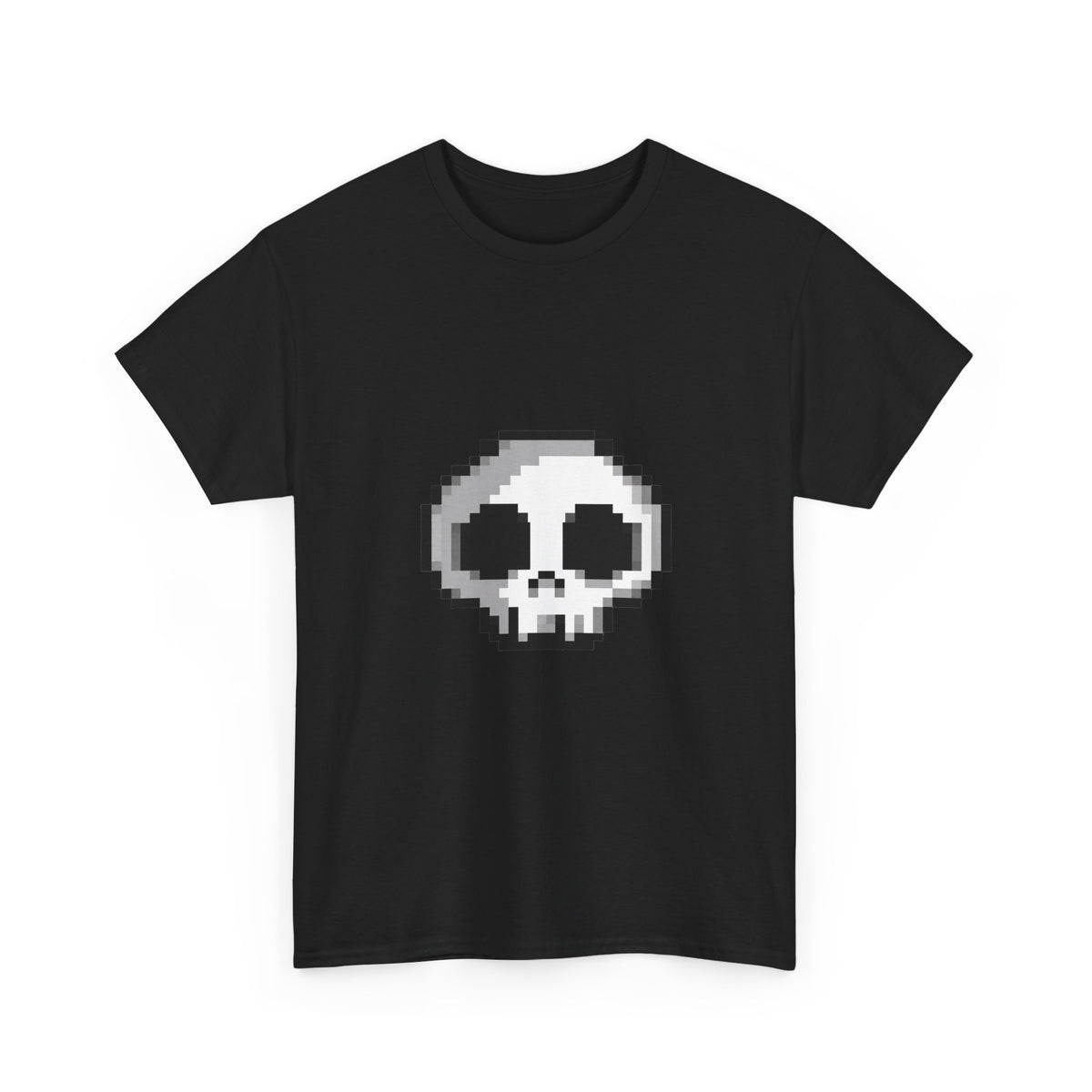 Pixel Skull Tee - 100% cotton