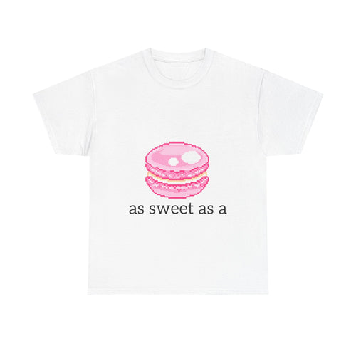 as sweet as a macron -.- cotton tee