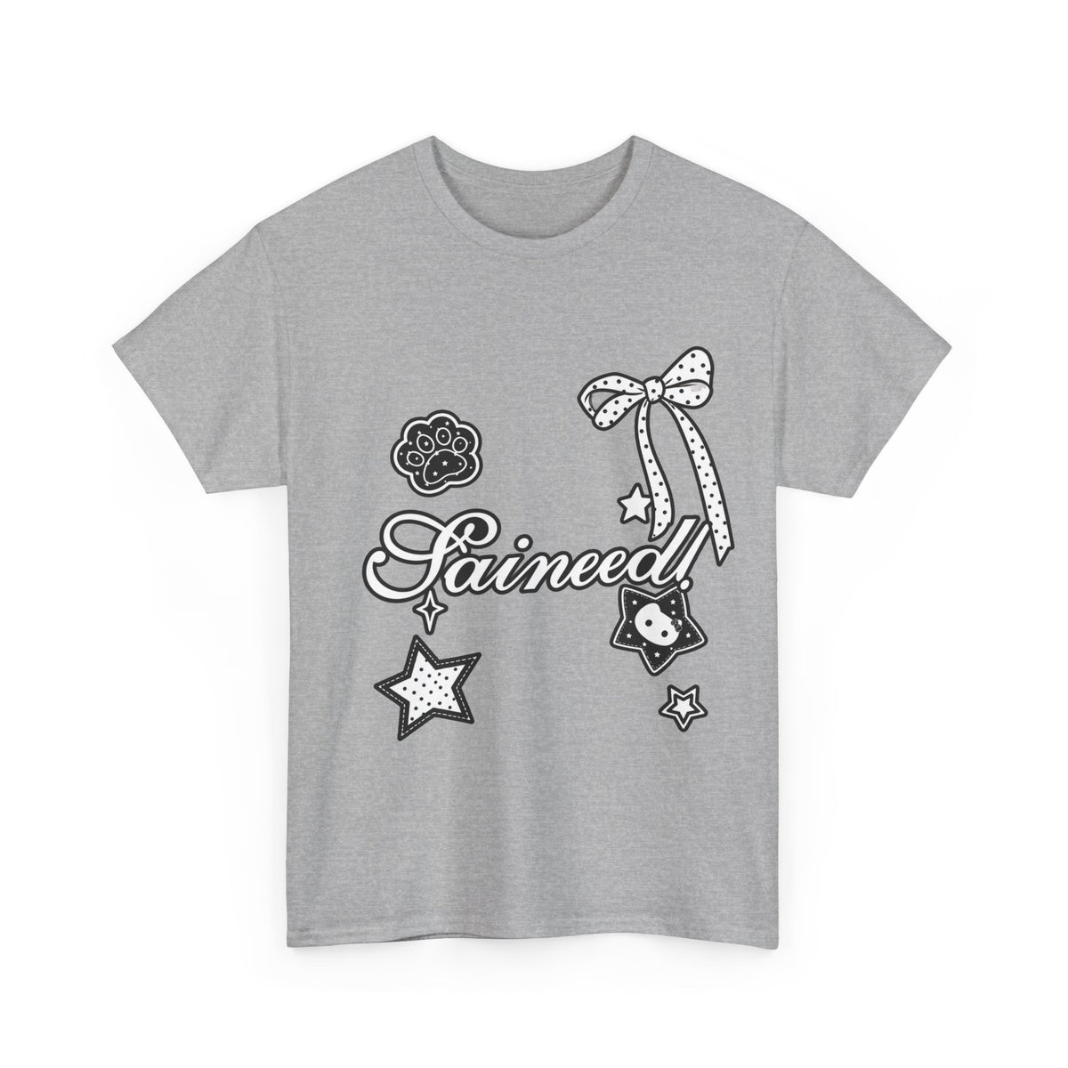 Cute Ribbon & Stars Tee - 100% cotton