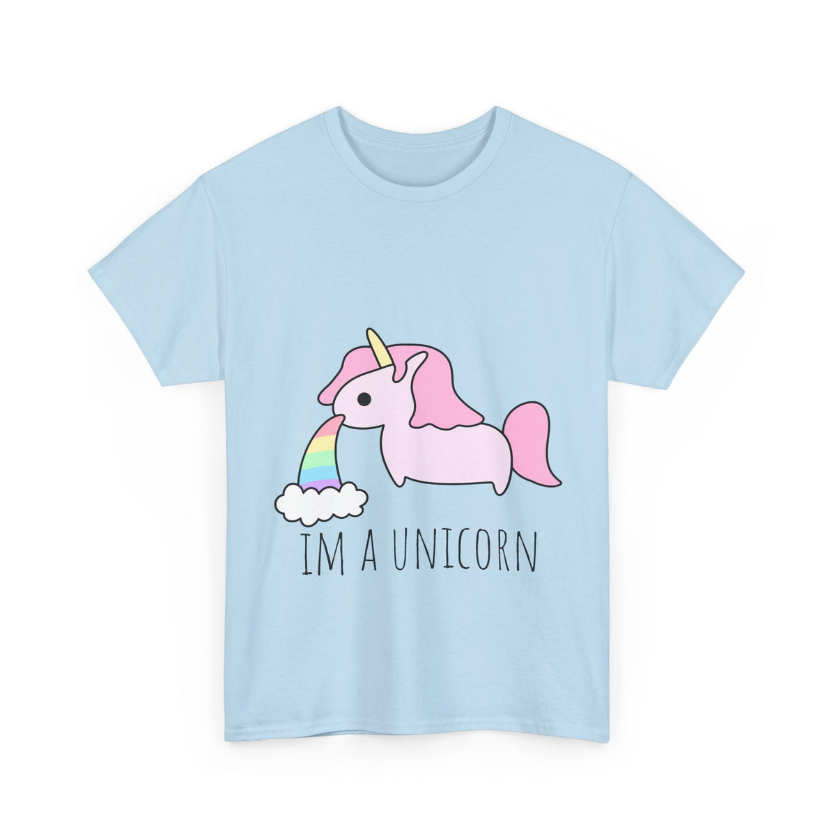Im A Unicorn Graphic Tee - 100% cotton -,-