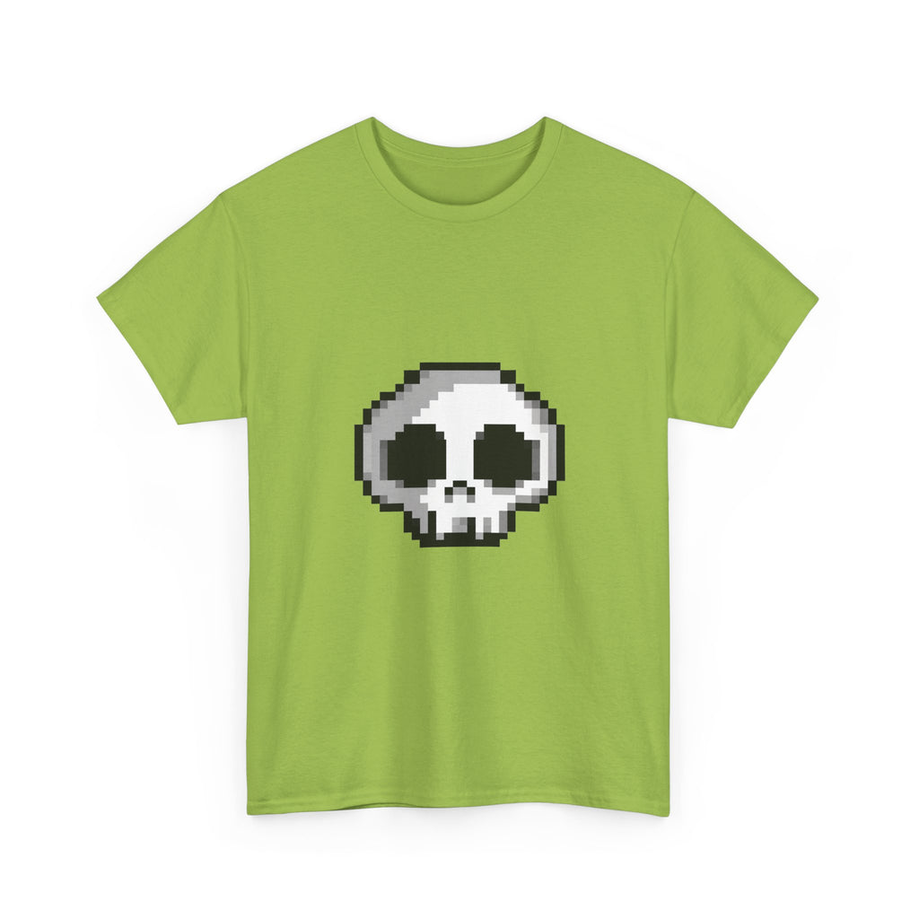 Pixel Skull Tee - 100% cotton