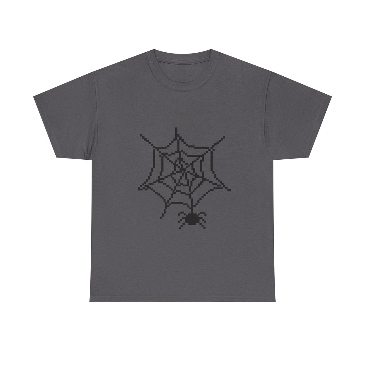 Spider Web Pixel Art Tee - 100% cotton