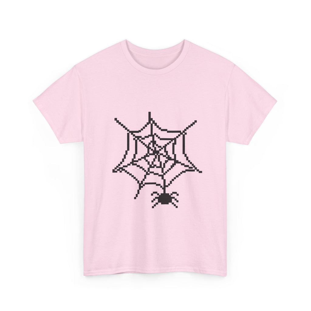 Spider Web Pixel Art Tee - 100% cotton