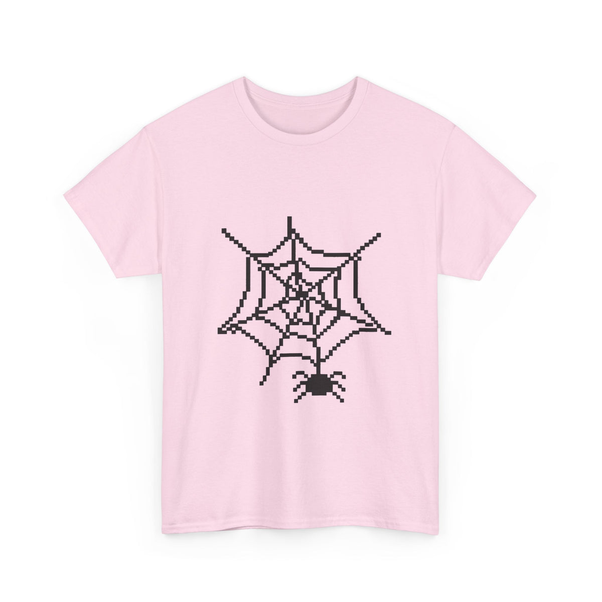 Spider Web Pixel Art Tee - 100% cotton