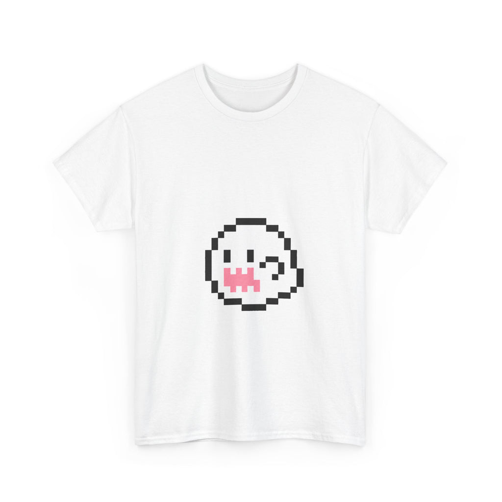 Pixel Kawaii Ghost Tee - 100% cotton
