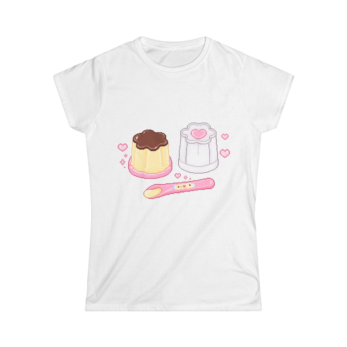 Pudding Cotton Tee -.- 🍮semi-fitted