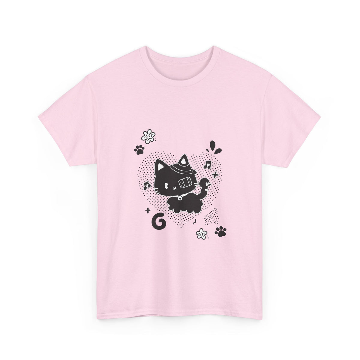 Kawaii Cat Robot Tee - 100% cotton
