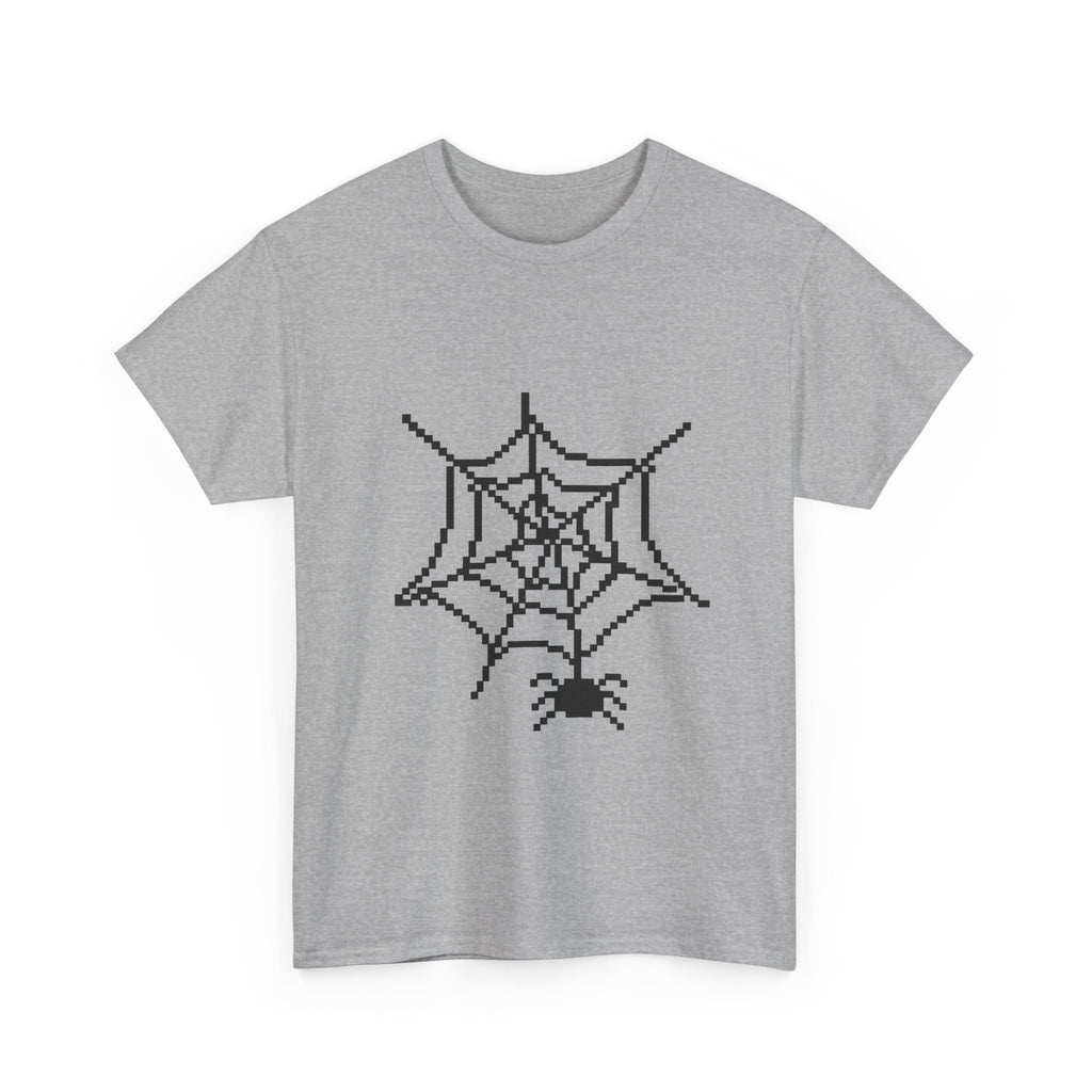Spider Web Pixel Art Tee - 100% cotton