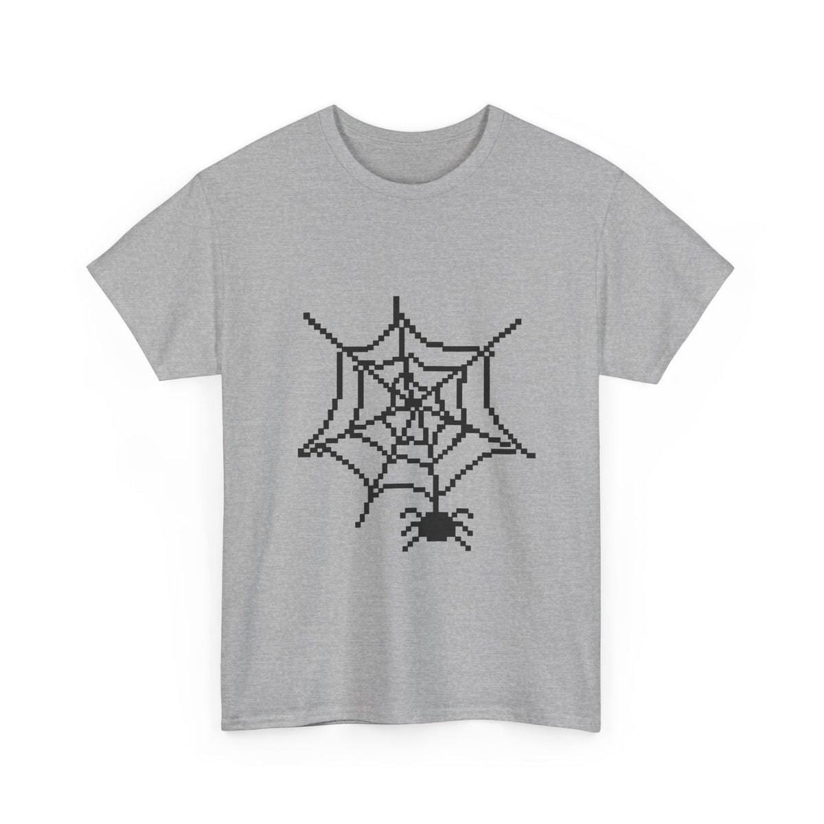 Spider Web Pixel Art Tee - 100% cotton