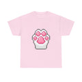 Pixel Cat Paw Tee - 100% cotton
