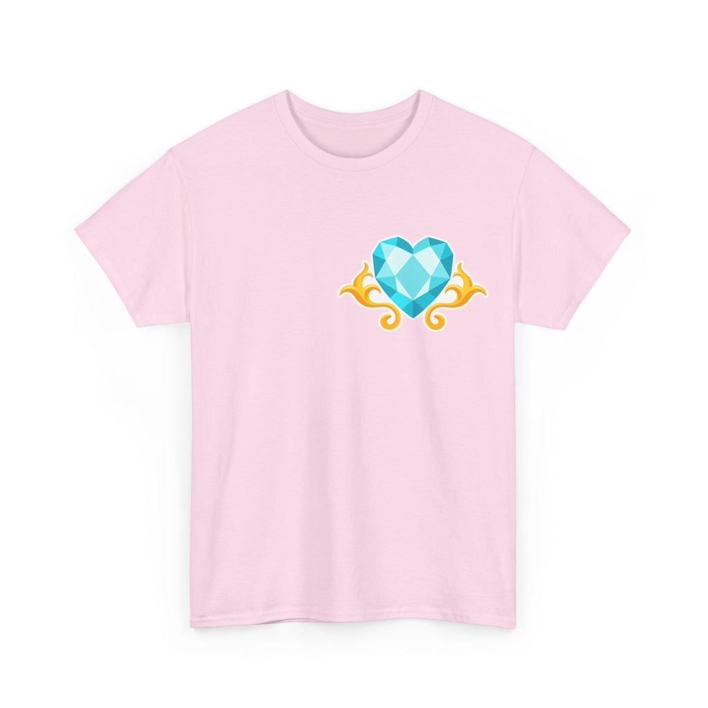 Heart Gem T-Shirt — Blue Jewel - 100% cotton