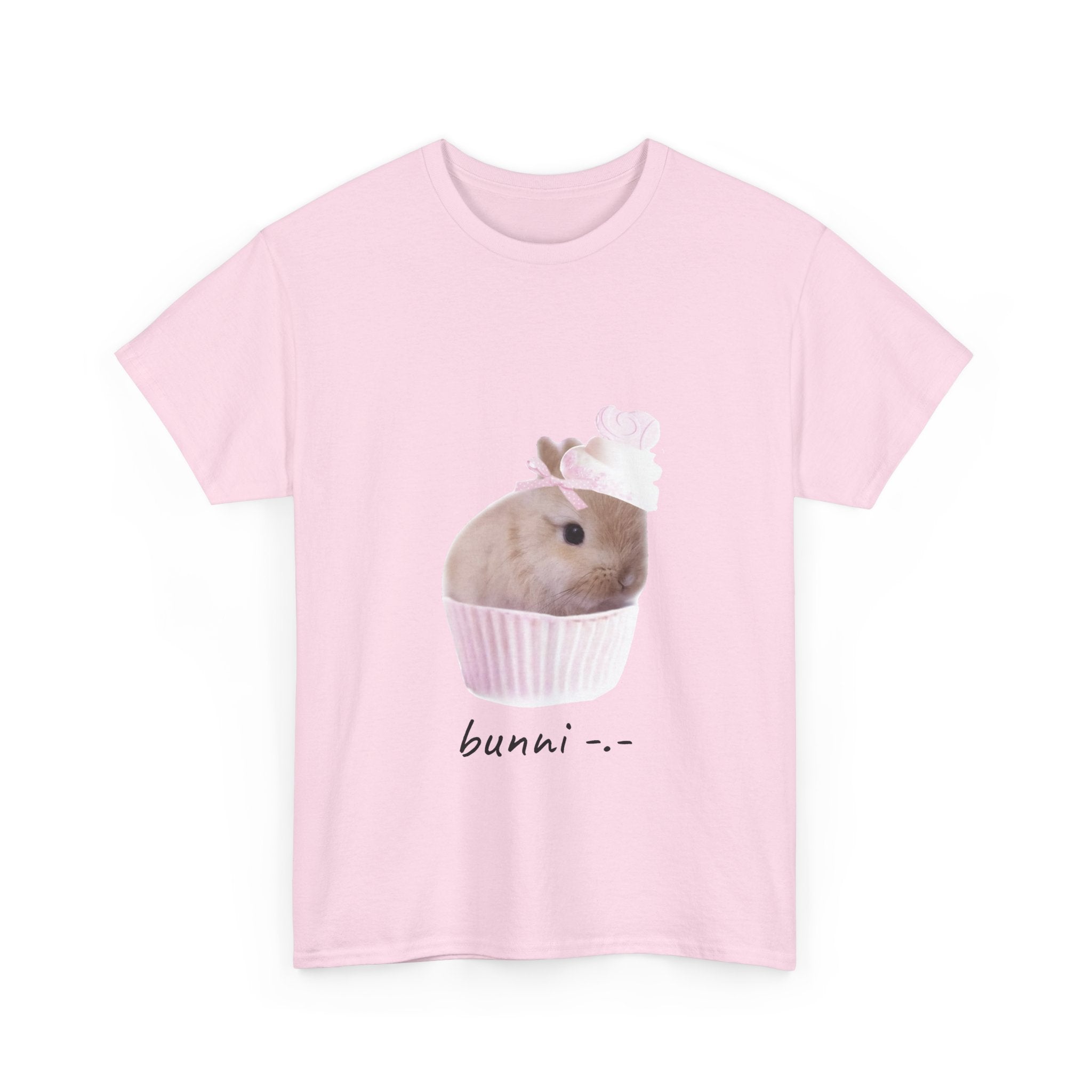 Bunni Cupcake Tee — Cute Bunny Cupcake Graphic T-Shirt