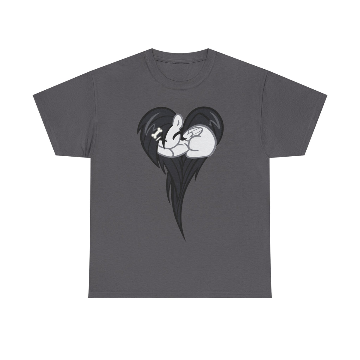 pony heart shaped tee - 100% cotton -.-