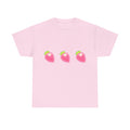 Strawberry pixel tee - 100% cotton :D