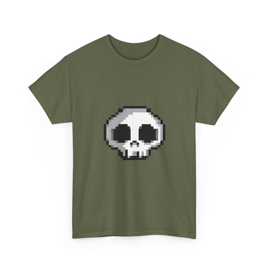 Pixel Skull Tee - 100% cotton