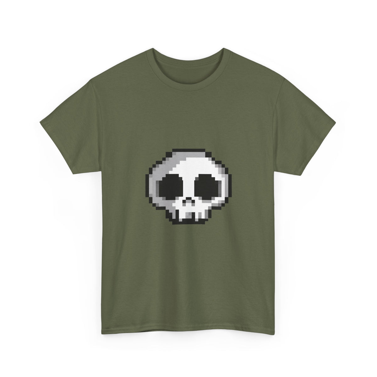 Pixel Skull Tee - 100% cotton
