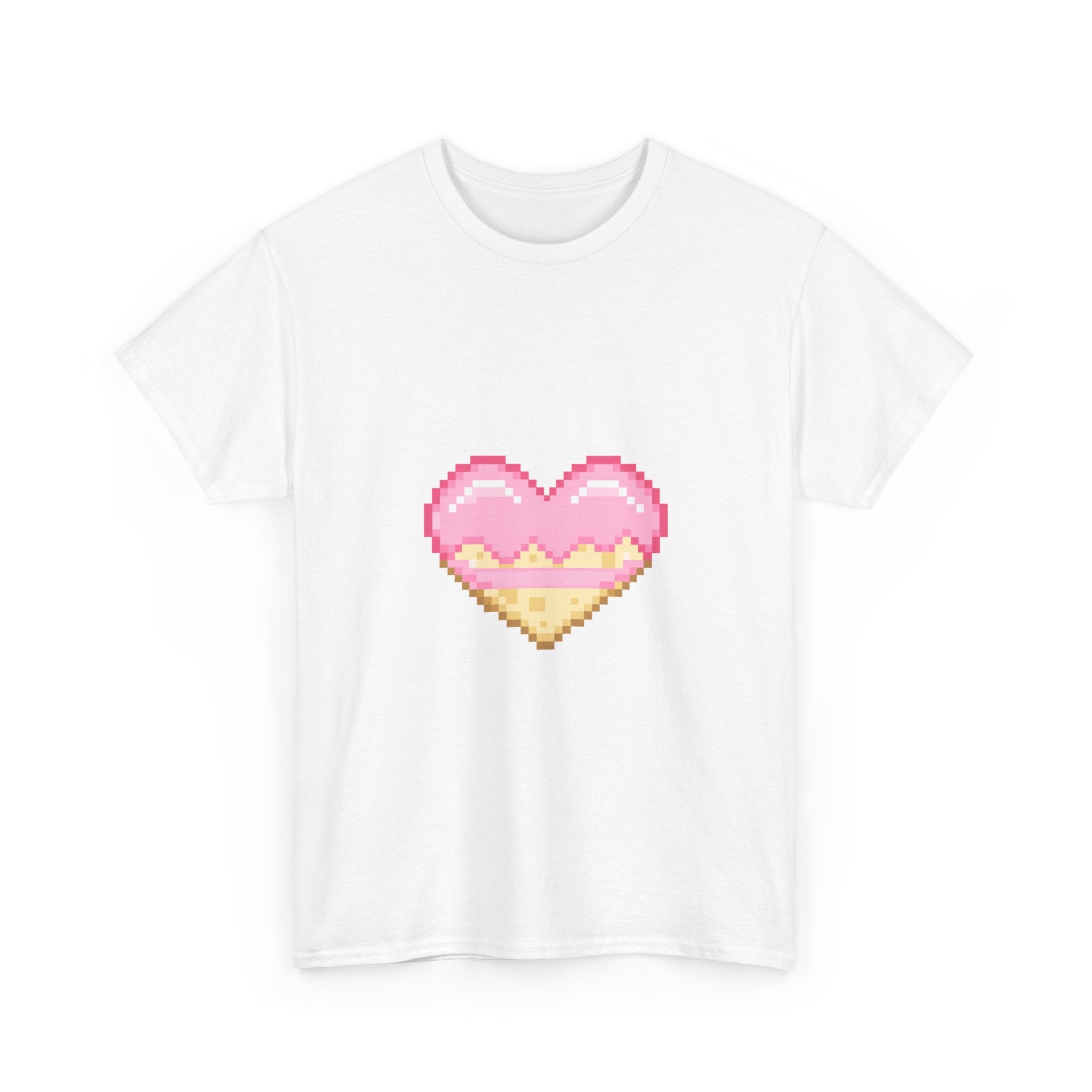 Pixel Heart Tee – 100% cotton