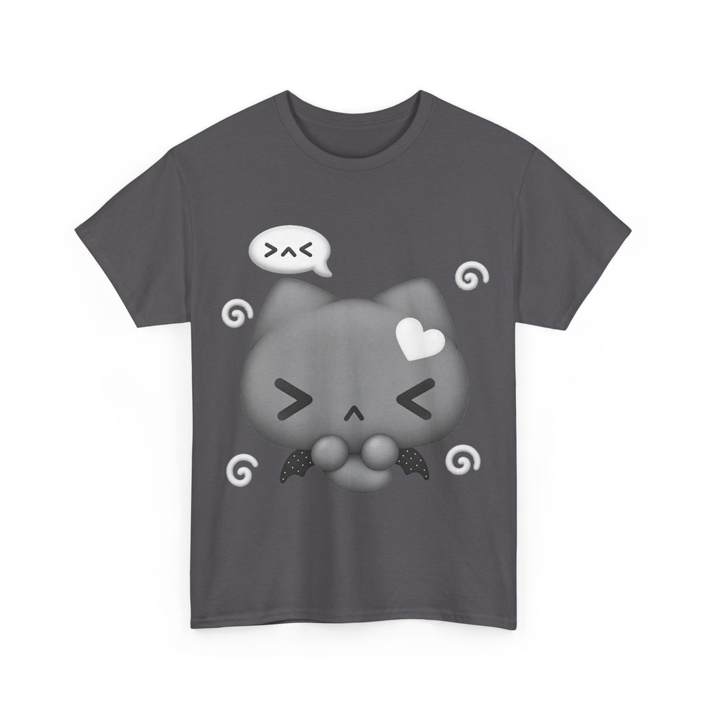 Kawaii Heart Bat Tee — 100% cotton perfect for halloween