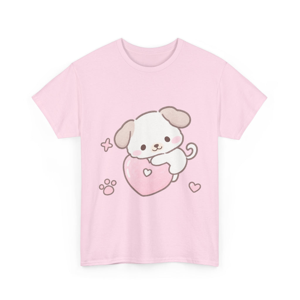 Cute Puppy Heart Tee - 100% COTTON