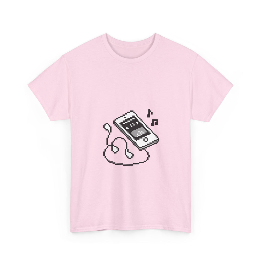 Pixel Music Player Tee - 100% cotton