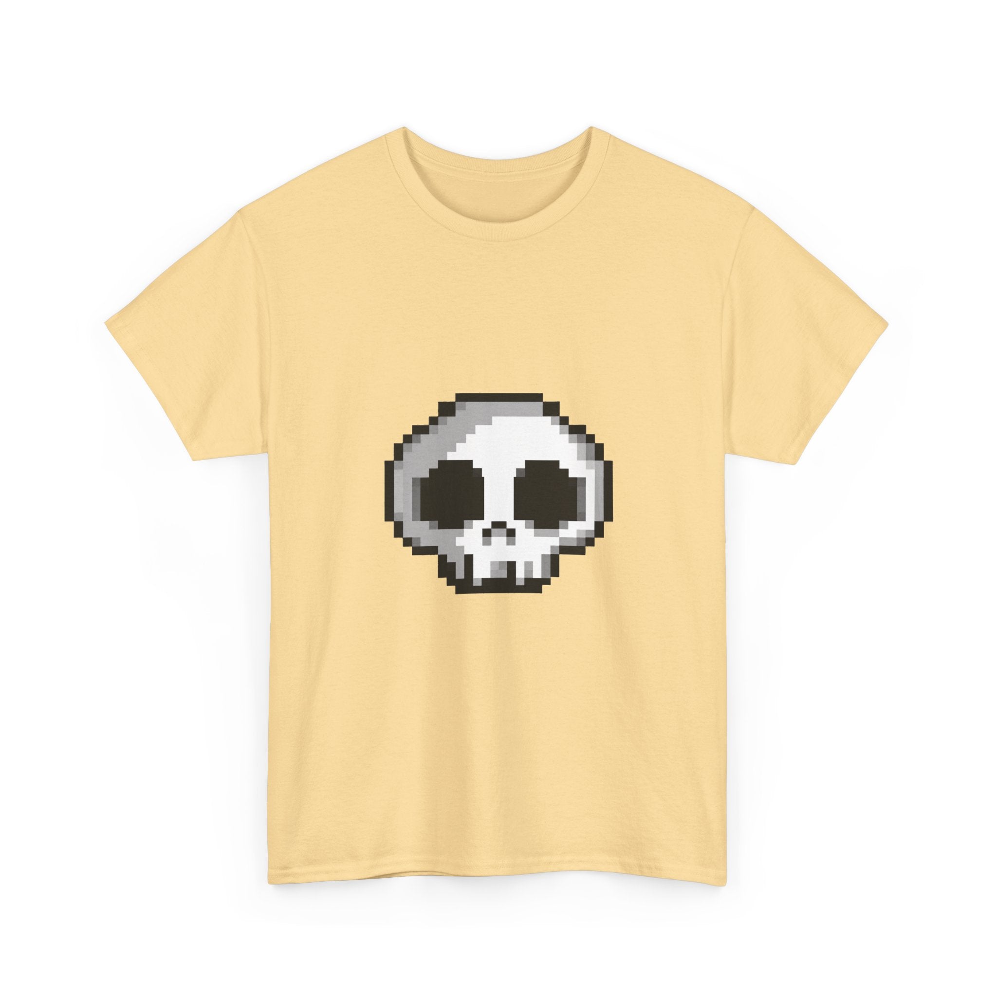 Pixel Skull Tee - 100% cotton