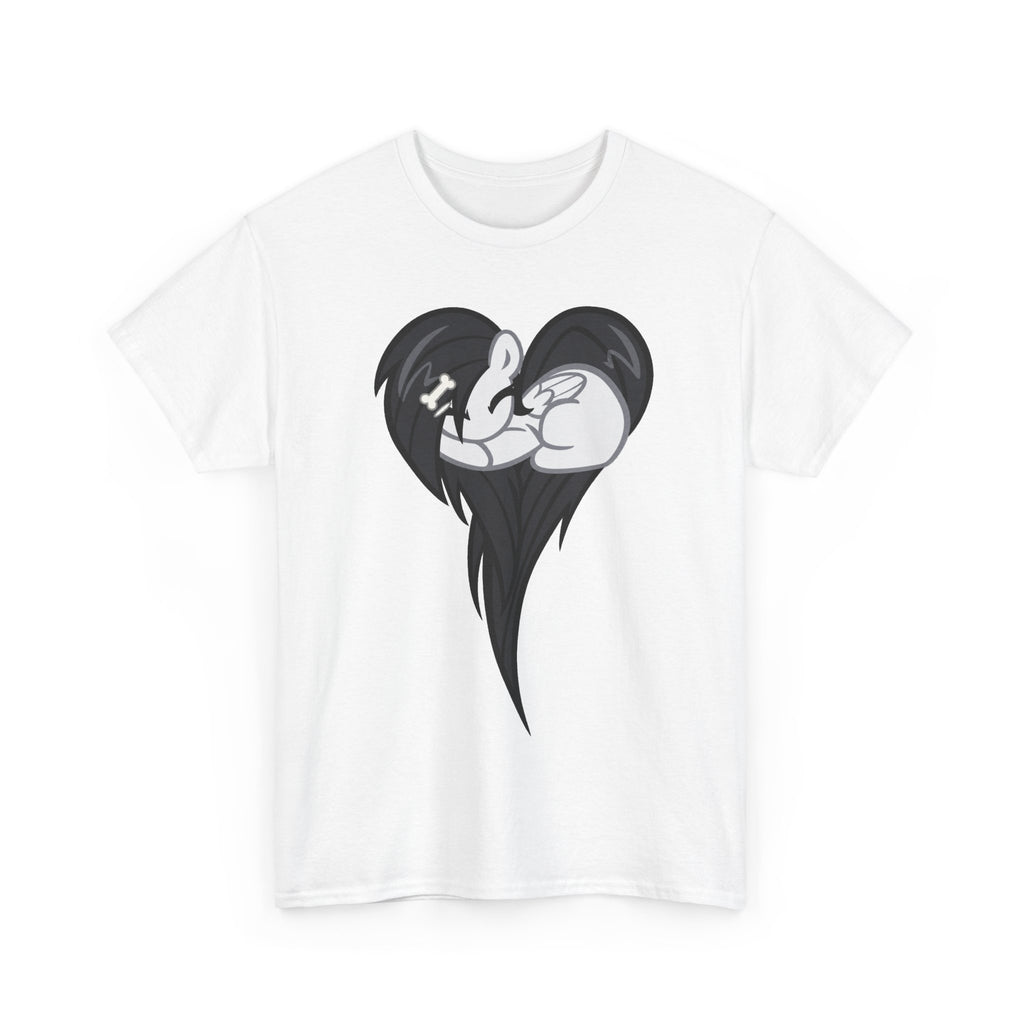 pony heart shaped tee - 100% cotton -.-