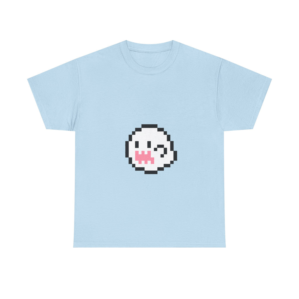 Pixel Kawaii Ghost Tee - 100% cotton